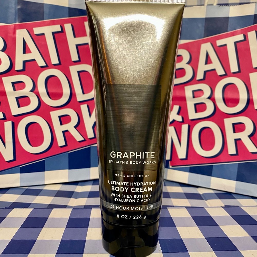 Graphite Body Cream Bath & Body Works Mens Collection Sold out Ultimate NEW